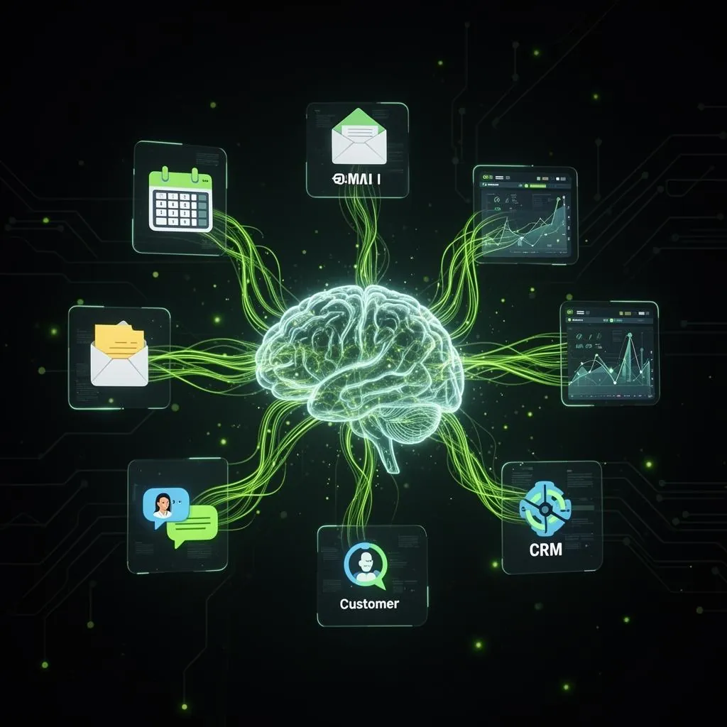 AI automatisering illustrasjon